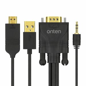 ONTEN (OTN-5152) VGA to HDMI MALE Cable-- 1.8METER