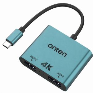 ONTEN OTN-9175B Type-C To Dual HDMI Convertor 4K60Hz
