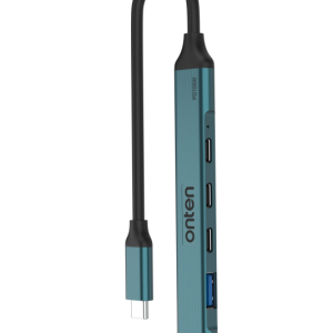 ONTEN (OTN-UC971) 5-in-1 USB-C Hub with PD 100W Charging – USB 3.0 & USB 2.0 Type-C Adapter