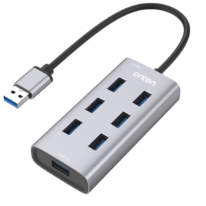 ONTEN (OTN-8108) 7-Ports MATAL HUB USB 3.0 Docking Station