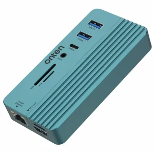 ONTEN (OTN-UC966) 10-in-1 USB-C Hub with M.2 SSD Enclosure, 4K HDMI, Gigabit LAN & 100W PD