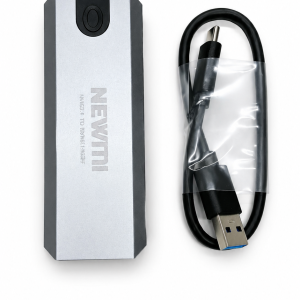 NEWMI M.2 NVMe SSD Enclosure Case Combo – USB 3.1 Gen 2 10Gbps External SSD Adapter