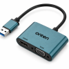 ONTEN USB VGA Adapter OTN-5201 USB 3.0 to VGA 1080P front view