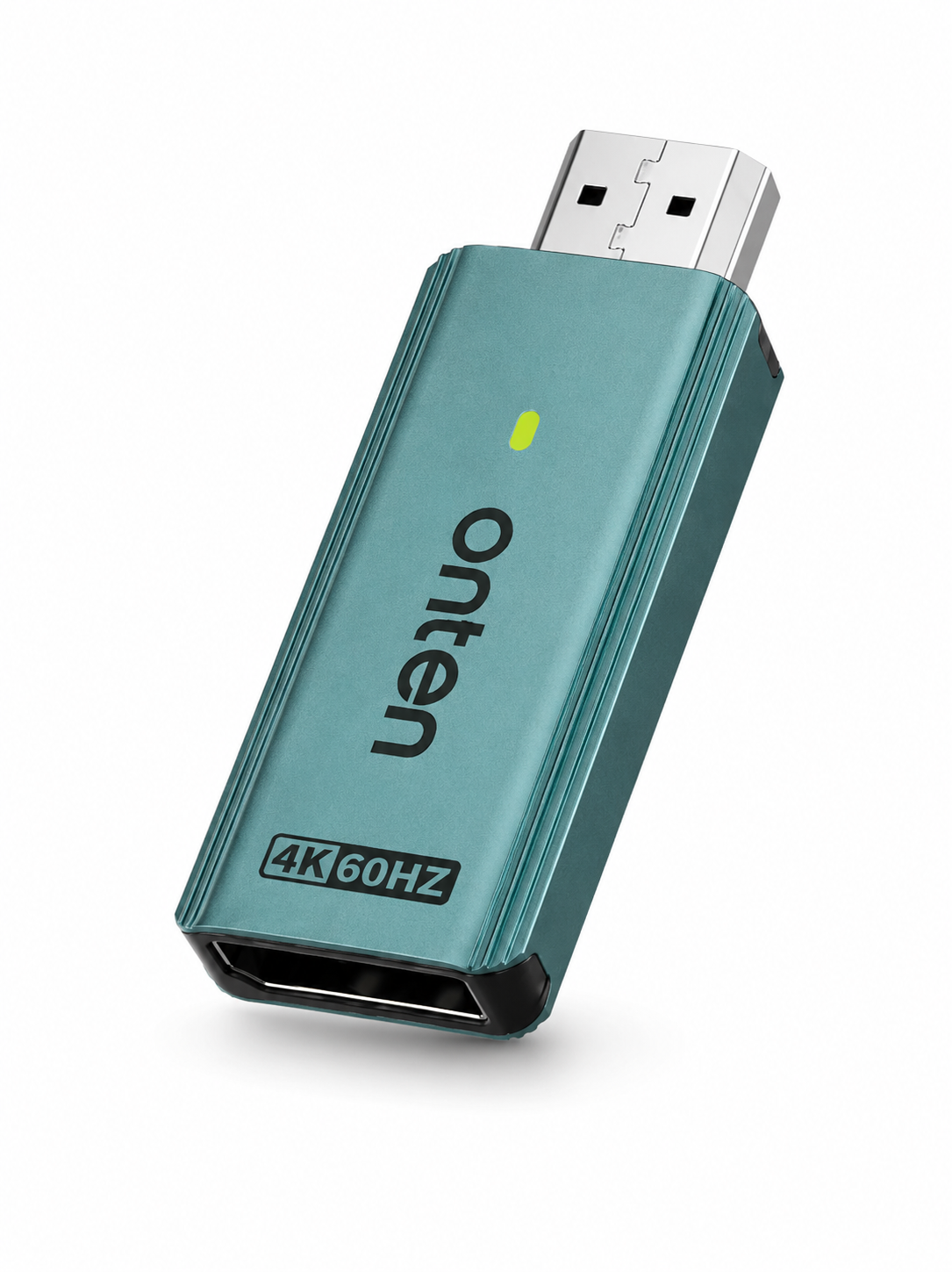 ONTEN OTN-5162 HDTV DisplayPort Adapter 4K 60Hz ONTEN HDTV DisplayPort Adapter OTN-5162 4K 60Hz front view
