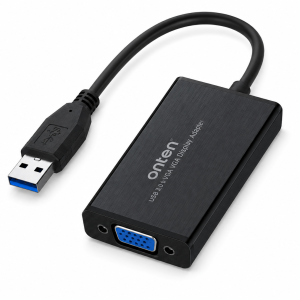 ONTEN USB VGA Adapter OTN-5201 USB 3.0 to VGA 1080P front view